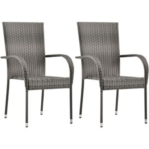 Berkfield Home - Mayfair 3 Piece Garden Dining Set Grey