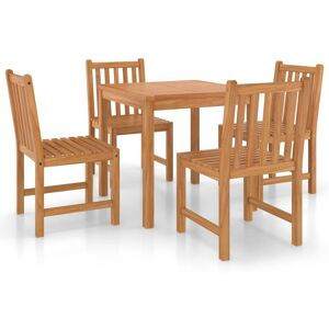 BERKFIELD HOME Mayfair 5 Piece Garden Dining Set Solid Teak Wood