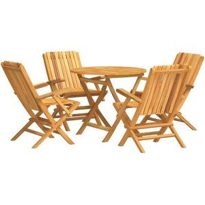 BERKFIELD HOME Mayfair 5 Piece Garden Dining Set Solid Wood Teak