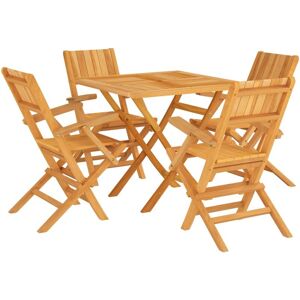 BERKFIELD HOME Mayfair 5 Piece Garden Dining Set Solid Wood Teak