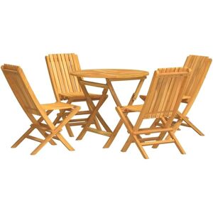 BERKFIELD HOME Mayfair 5 Piece Garden Dining Set Solid Wood Teak