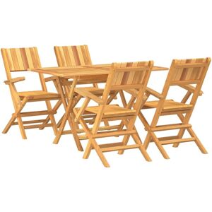 BERKFIELD HOME Mayfair 5 Piece Garden Dining Set Solid Wood Teak