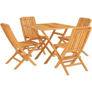 BERKFIELD HOME Mayfair 5 Piece Garden Dining Set Solid Wood Teak