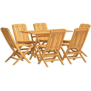 BERKFIELD HOME Mayfair 7 Piece Garden Dining Set Solid Wood Teak