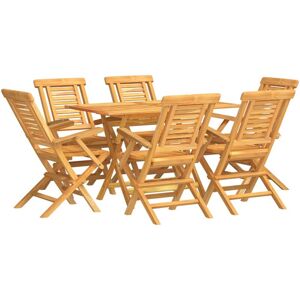 BERKFIELD HOME Mayfair 7 Piece Garden Dining Set Solid Wood Teak