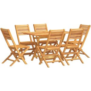 BERKFIELD HOME Mayfair 7 Piece Garden Dining Set Solid Wood Teak