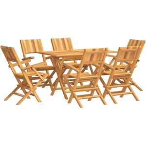 BERKFIELD HOME Mayfair 7 Piece Garden Dining Set Solid Wood Teak