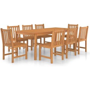 BERKFIELD HOME Mayfair 9 Piece Garden Dining Set Solid Teak Wood