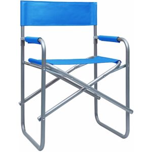 Berkfield Home - Mayfair Director's Chairs 2 pcs Steel Blue