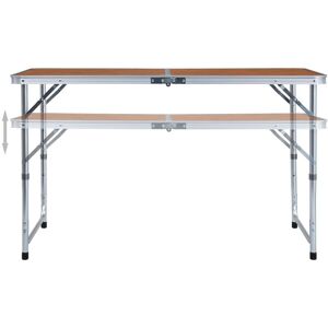 Berkfield Home - Mayfair Foldable Camping Table Aluminium 120x60 cm