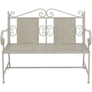 BERKFIELD HOME Mayfair Garden Bench 115 cm Steel Grey