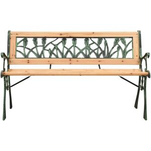 Berkfield Home - Mayfair Garden Bench 122 cm Cast Iron and Solid Firwood