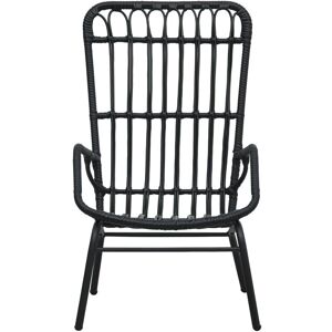 BERKFIELD HOME Mayfair Garden Chair Poly Rattan Black