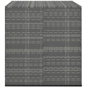 Berkfield Home - Mayfair Garden Cushion Box pe Rattan 100x97.5x104 cm Grey