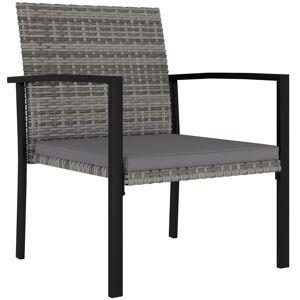 Berkfield Home - Mayfair Garden Dining Chairs 2 pcs Poly Rattan Grey