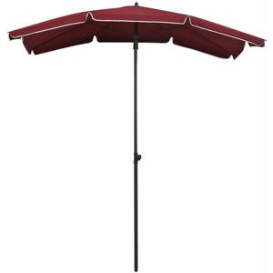 Berkfield Home - Mayfair Garden Parasol with Pole 200x130 cm Bordeaux Red