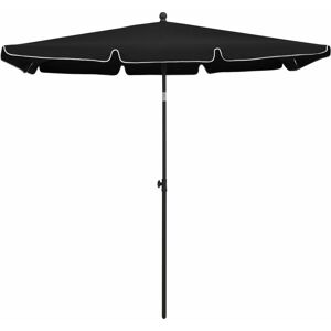 Berkfield Home - Mayfair Garden Parasol with Pole 210x140 cm Black