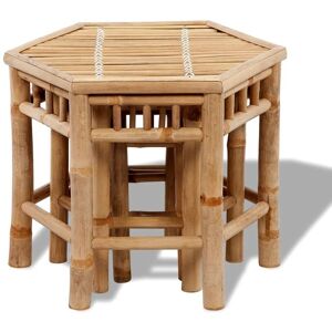 Berkfield Home - Mayfair Garden Stools 3 pcs Bamboo