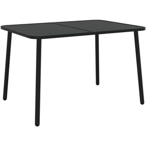 BERKFIELD HOME Mayfair Garden Table Anthracite 110x80x71 cm Steel