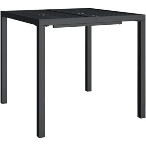 Berkfield Home - Mayfair Garden Table Anthracite 80x80x72 cm Steel