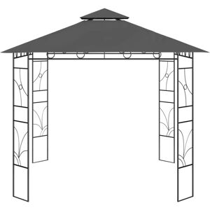 BERKFIELD HOME Mayfair Gazebo 3x3x2.7 m Anthracite 160 g/m²