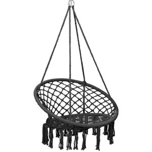 BERKFIELD HOME Mayfair Hammock Swing Chair 80 cm Anthracite