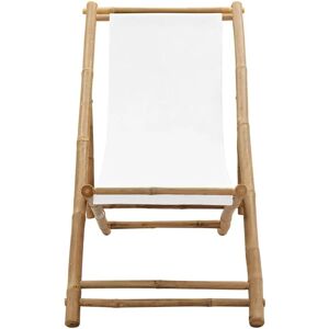 Berkfield Home - Mayfair Outdoor Deck Chair Bamboo and Canvas