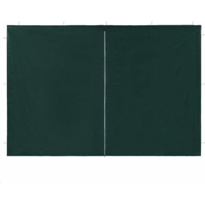 Berkfield Home - Mayfair Party Tent Sidewall 2 pcs with Zipper pe Green