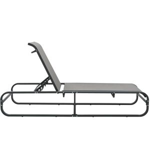 Berkfield Home - Mayfair Sun Lounger Aluminium and Textilene