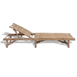 Berkfield Home - Mayfair Sun Lounger Bamboo