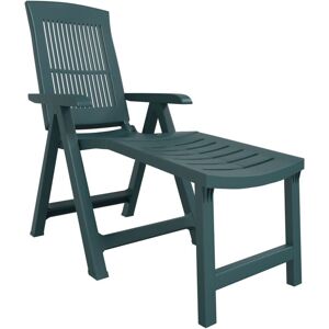 Berkfield Home - Mayfair Sun Lounger Green Plastic