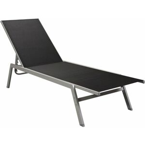 Berkfield Home - Mayfair Sun Lounger Steel and Textilene Black