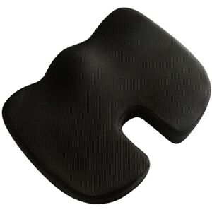 TINOR Memory Foam Seat Cushion Black u Shape(Black)