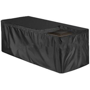 Outdoor Furniture Protective Cover Deck Box Cover with Waterproof Zipper and uv Protection Garden Patio Protective Cover Storage Bag(s) Denuotop