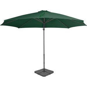 Outdoor Umbrella with Portable Base Green Vidaxl Green