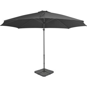 Outdoor Umbrella with Portable Base Anthracite Vidaxl Grey