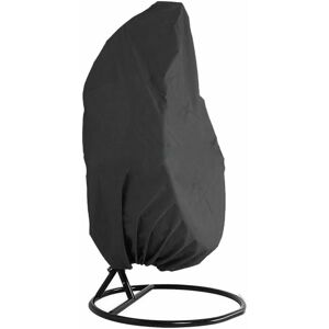 Groofoo - Outdoor Waterproof Dustproof Protective Oxford Hanging Chair Cover for Patio, Rocking Chair, Floating Chair, Black