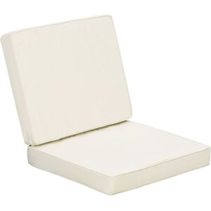 Outdoor Seat and Back Cushion Set Replacement Cushions Cream - Cream - Outsunny