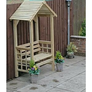 Pantheon Athena Fixed Seat Arbour - Timber