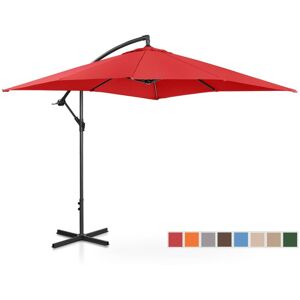 UNIPRODO Parasol Pendulum garden umbrella square 250 x 250 cm inclinable upf 50+