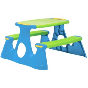 Picnic Bench for Children 89.5x84.5x48 cm Polypropylene Vidaxl Blue