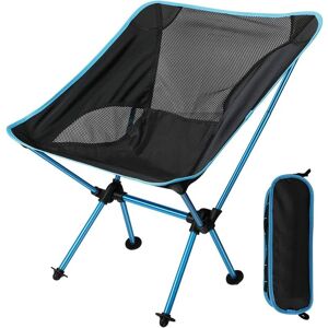 AOUGO Portable Folding Camping Chair Ultra-light Compact Fishing Chair with Carry Bag for Hiking, bbq, Picnic, Beach, Outdoors, Max Load 210 kg