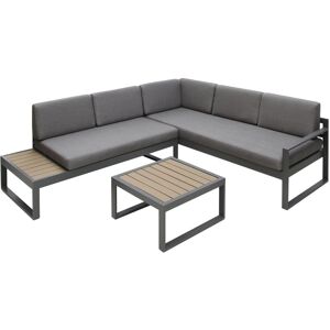 OUTDOOR LIVING Positano 5 seat outdoor aluminium sofa set with coffee table