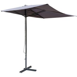 Cheshire Garden Furniture - Powder-Coated Steel Frame Half Parasol