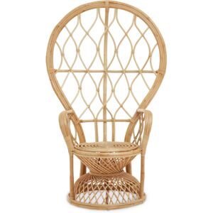 Premier Housewares - Java Natural Rattan Curved Chair