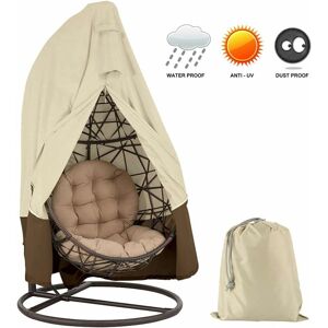 MUMU Premium 420D Oxford Hanging Seat Cover with Zipper Waterproof Windproof Winter Garden Furniture