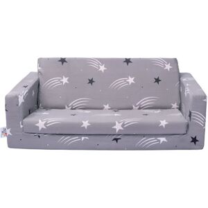 Ready Steady Bed - Kids Folding Lounger for Playroom, Comfy Sofa Bed for Children, Portable Mini Fold Out Seat Chair, Shooting Stars