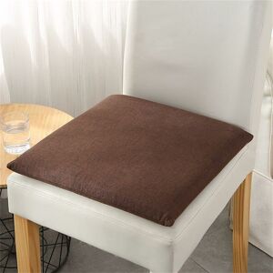 Set of 2 Cushions 40x40cm - Outdoor and Indoor Chair Cushion 40x40cm, Soft Cushion for Garden Chairs, 4cm Cotton Pad - Brown - Rhafayre