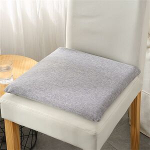 Set of 2 cushions 40x40 cm - Outdoor and indoor chair cushion 40x40 cm, Soft cushion for garden chairs, 4 cm cotton pad - light gray - Rhafayre