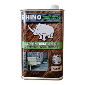 Churnet Valley Garden Furniture Ltd - Rhino Valley Garden Furniture Timber Care 1L Tin - L7 x W11 x H20 cm - Clear